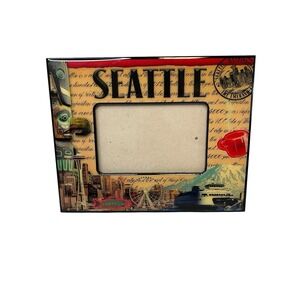 Seattle Washington Souvenir Landscape Picture Frame 2" x 3"